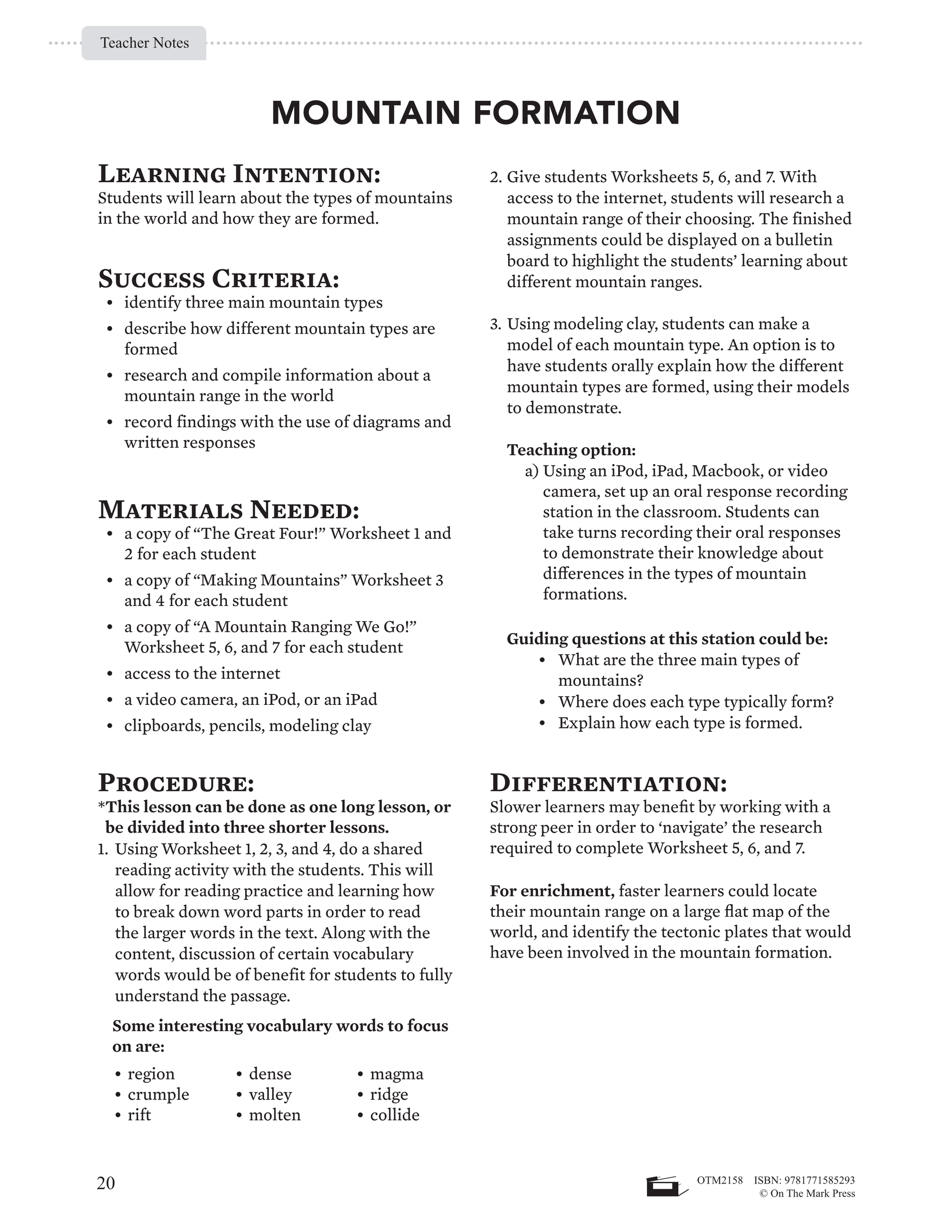 Earth's Resources & Heat in the Environment - Earth Science Grade 7