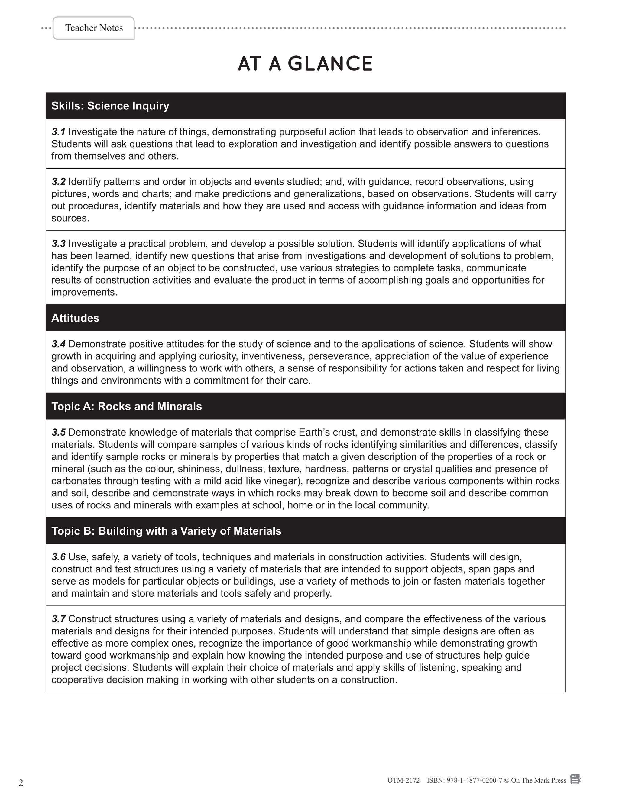 Alberta Grade 3 Science Curriculum - An Entire Year of Lessons!