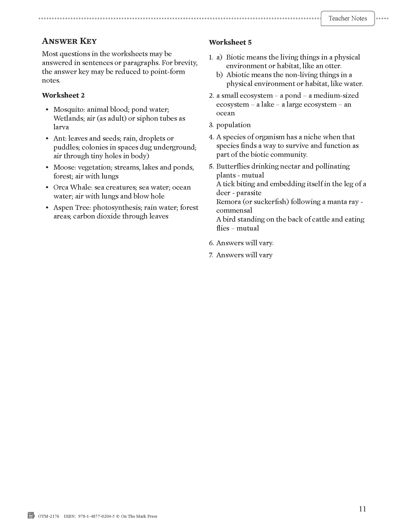 Alberta Grade 7 Science Curriculum - An Entire Year of Lessons!