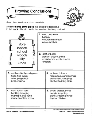 Beginning Language Practice Big Book Grades 1-3 Build Their Skills Bundle!