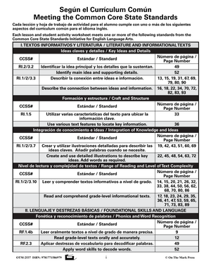 Solo Los Hechos! Just the Facts! Grades 1-3 Non Fiction Reading Comprehension in Spanish and English