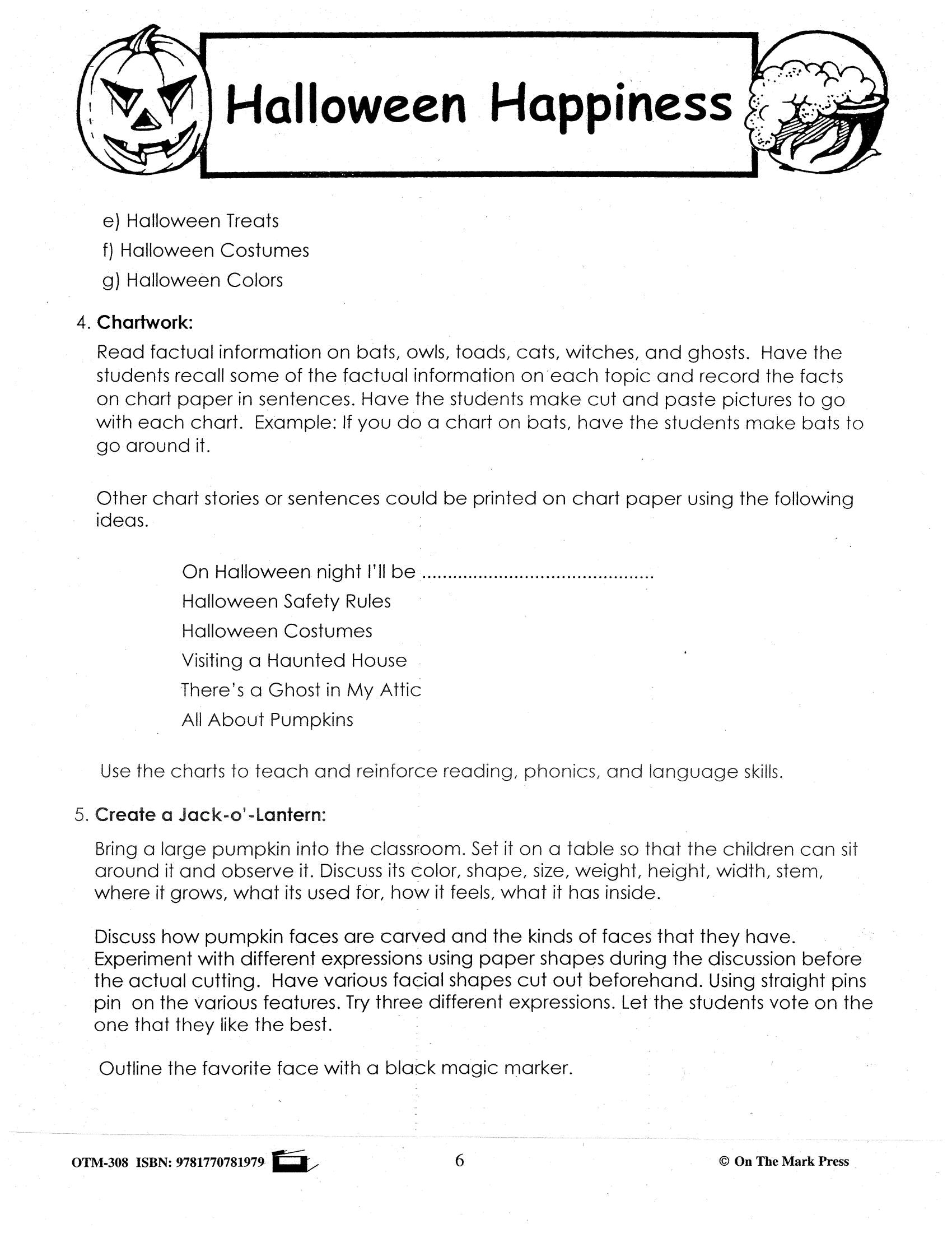 Halloween Happiness Grade 1