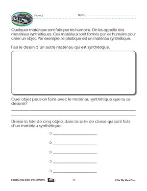 Sciences physiques 1e année