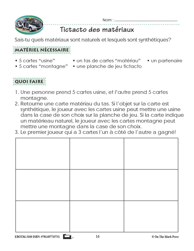 Sciences physiques 1e année