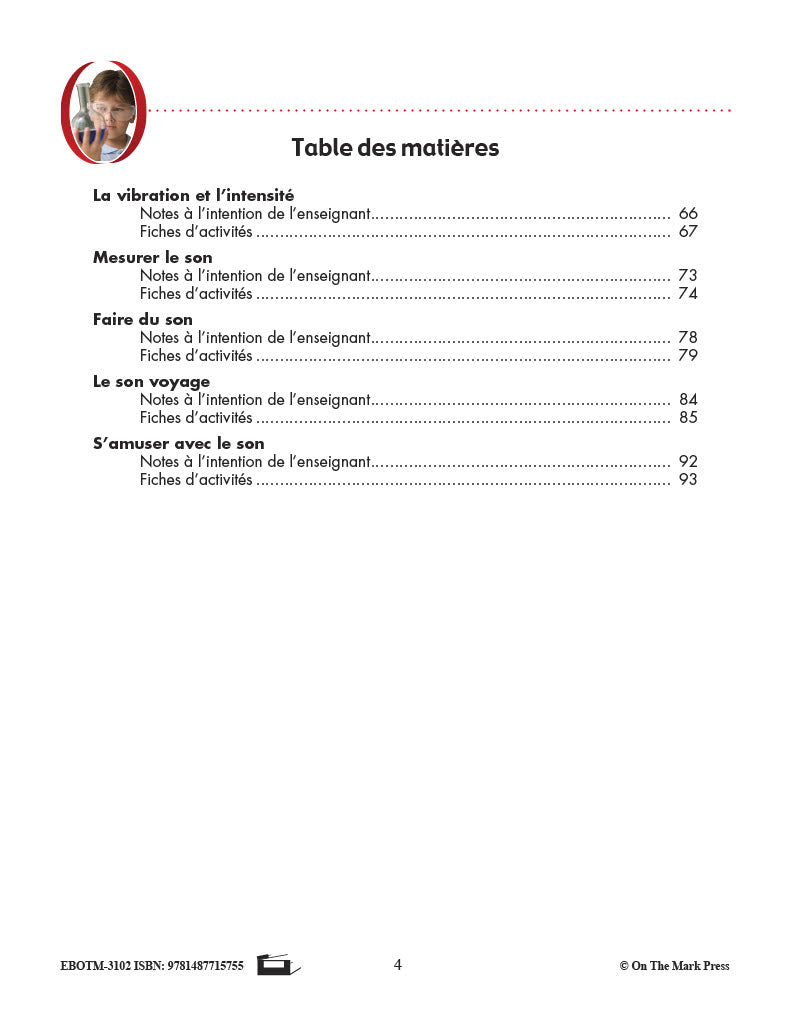 Sciences physiques 3e année