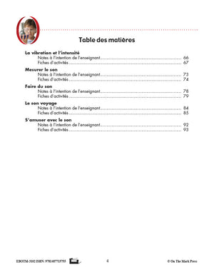 Sciences physiques 3e année