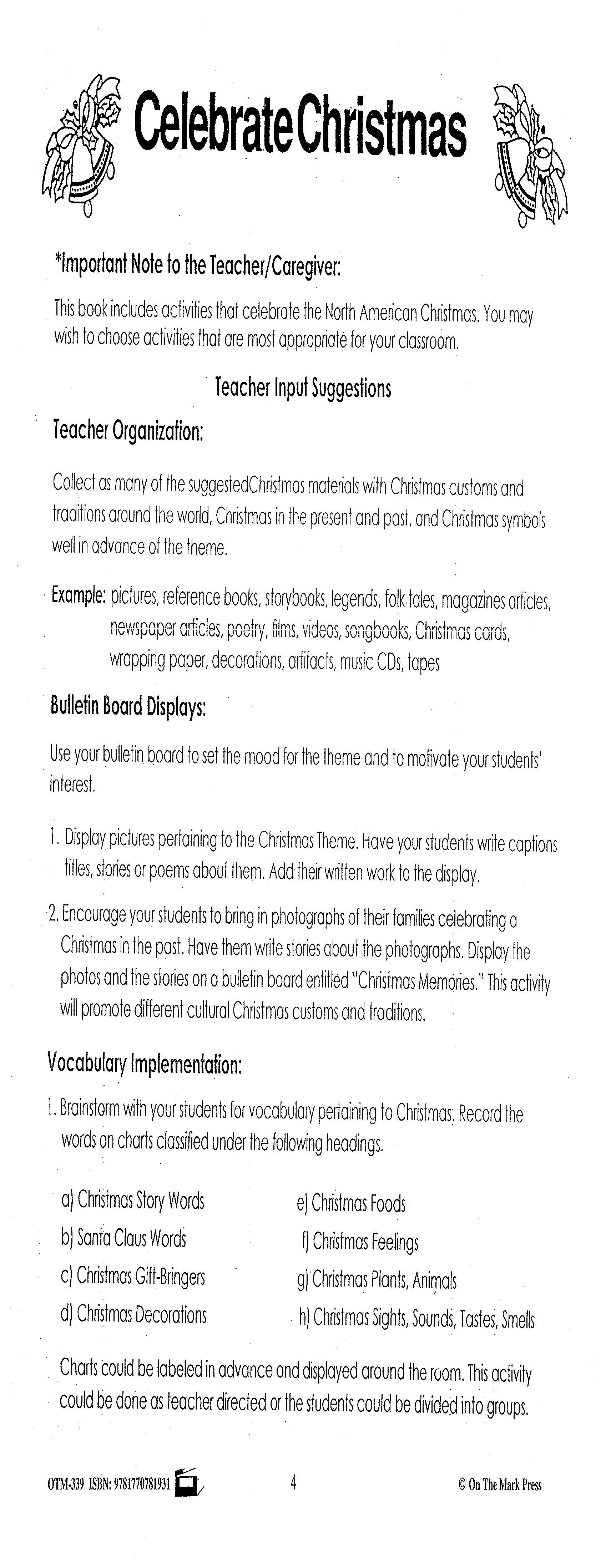 Celebrate Christmas Grades 4-6