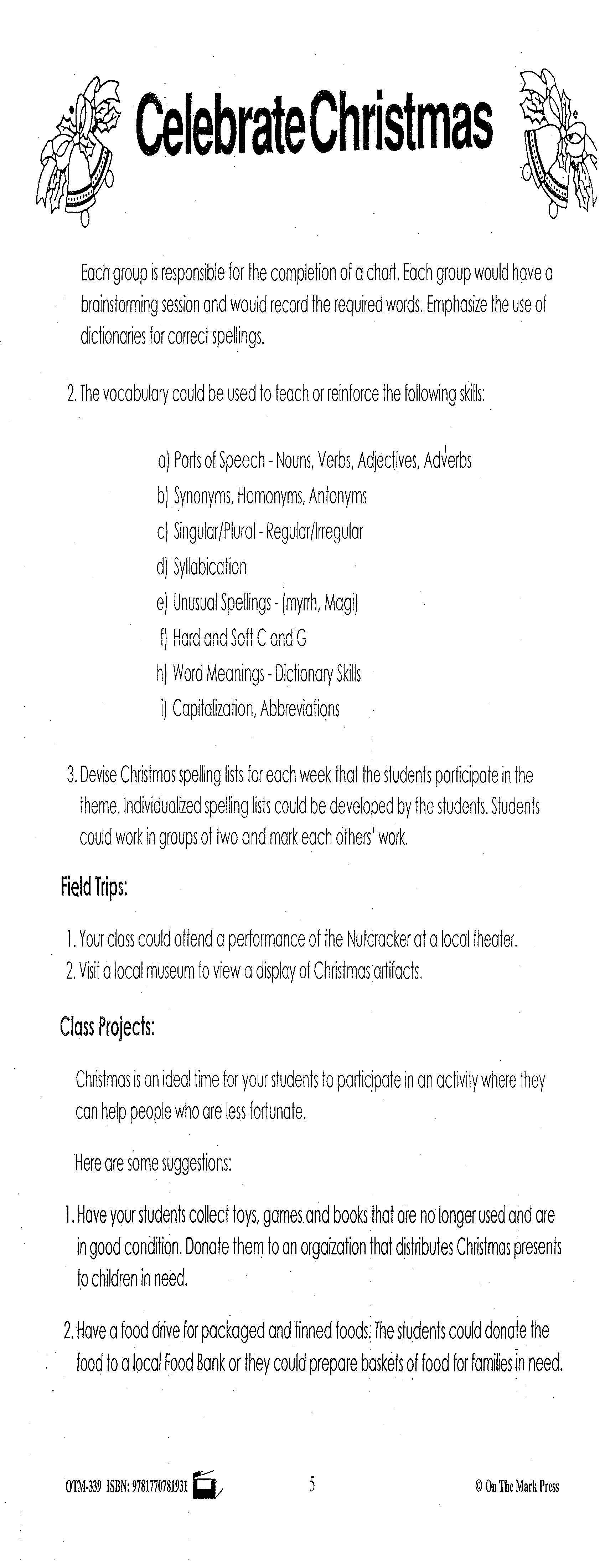 Celebrate Christmas Grades 4-6