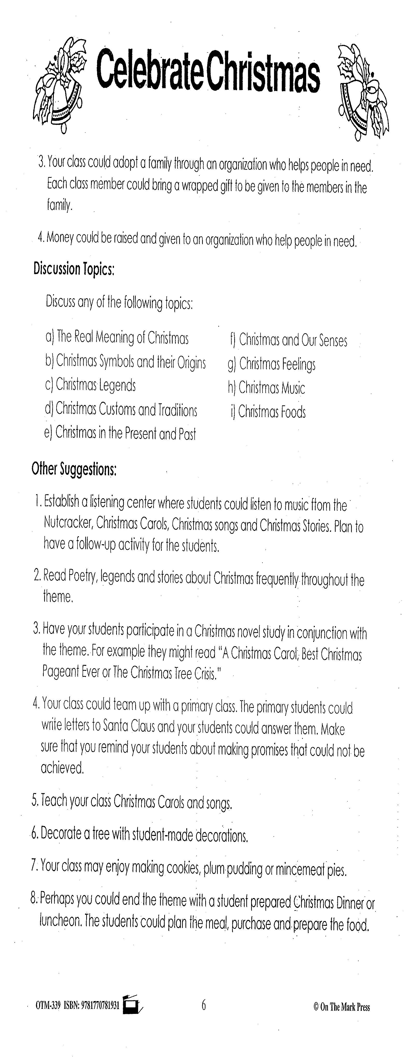 Celebrate Christmas Grades 4-6