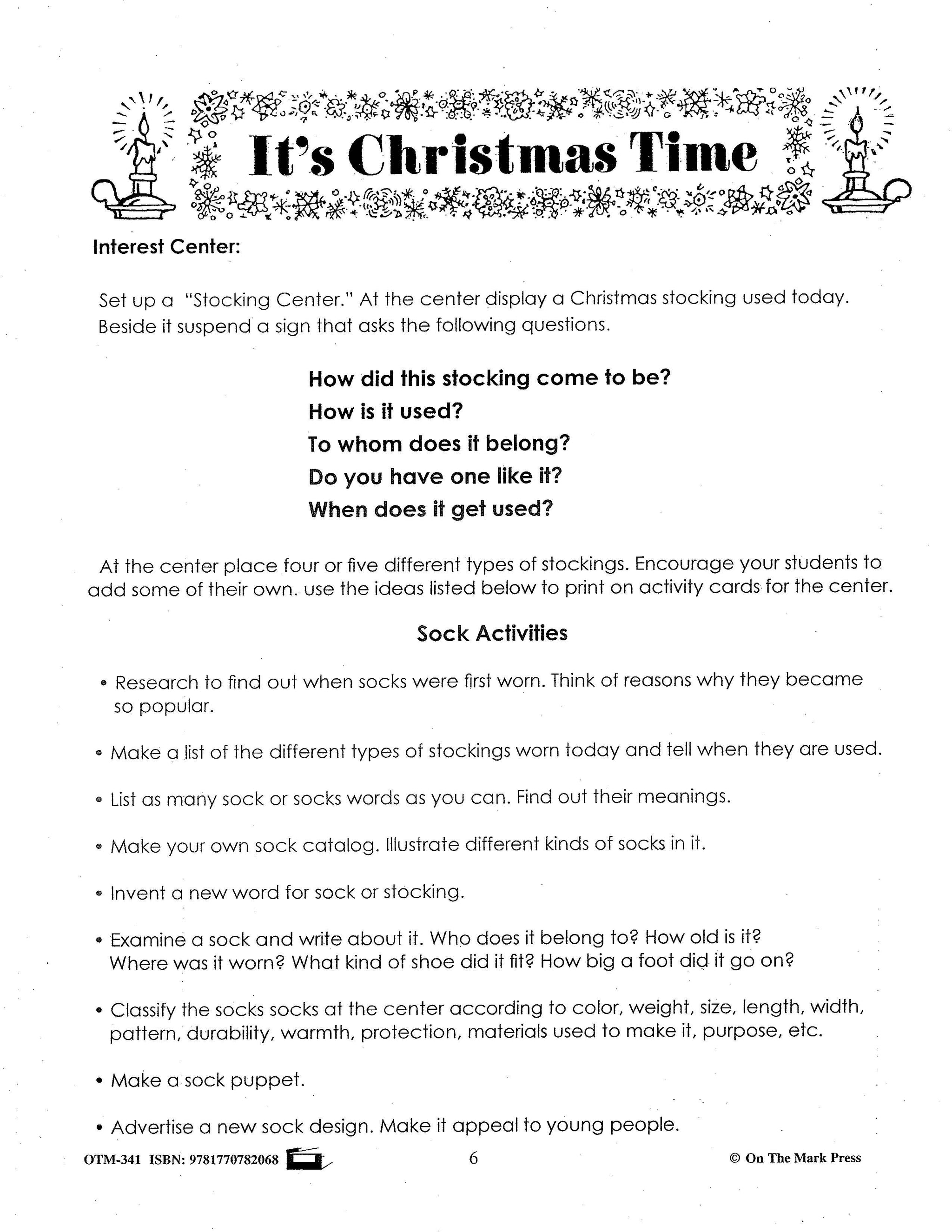 It's Christmas Time Grade 3