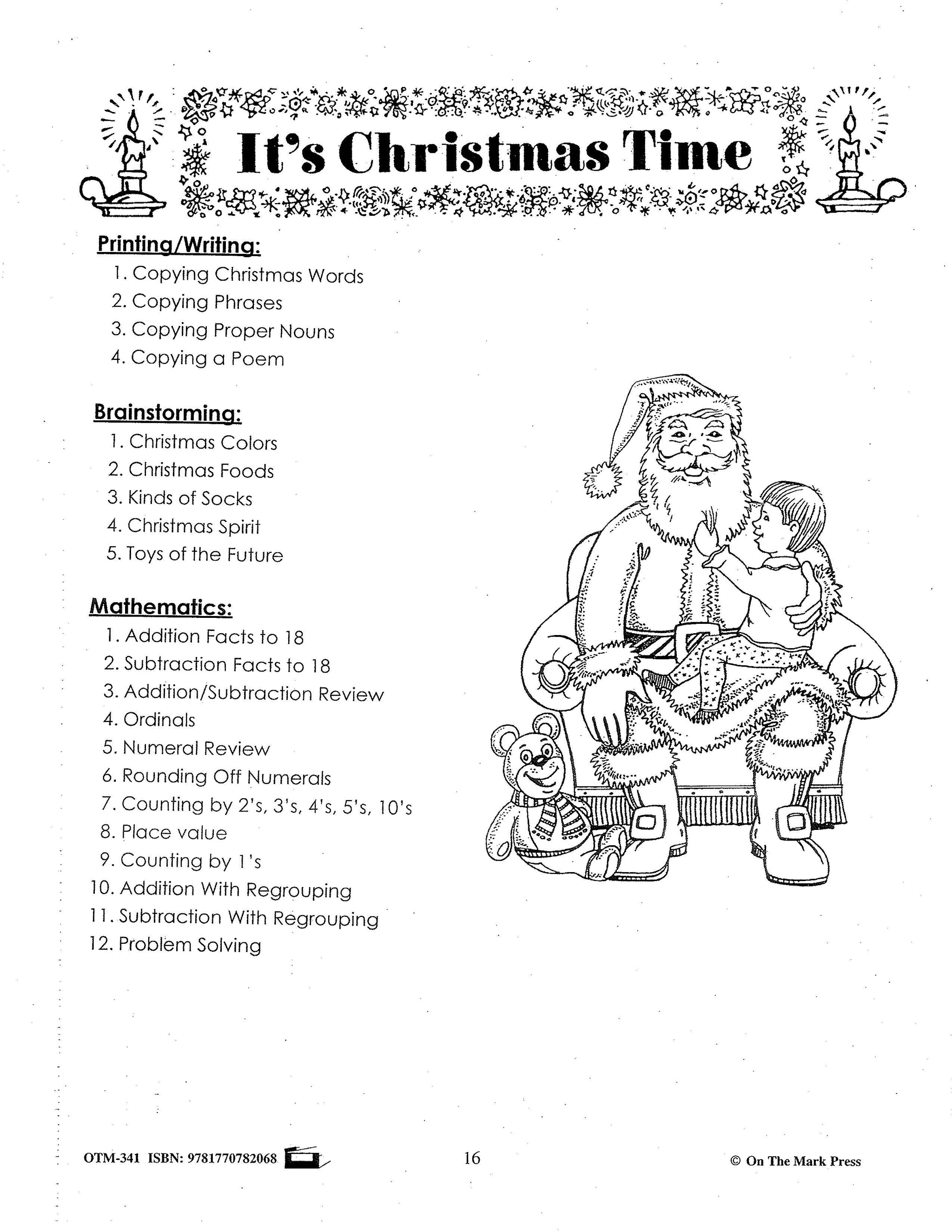 It's Christmas Time Grade 3