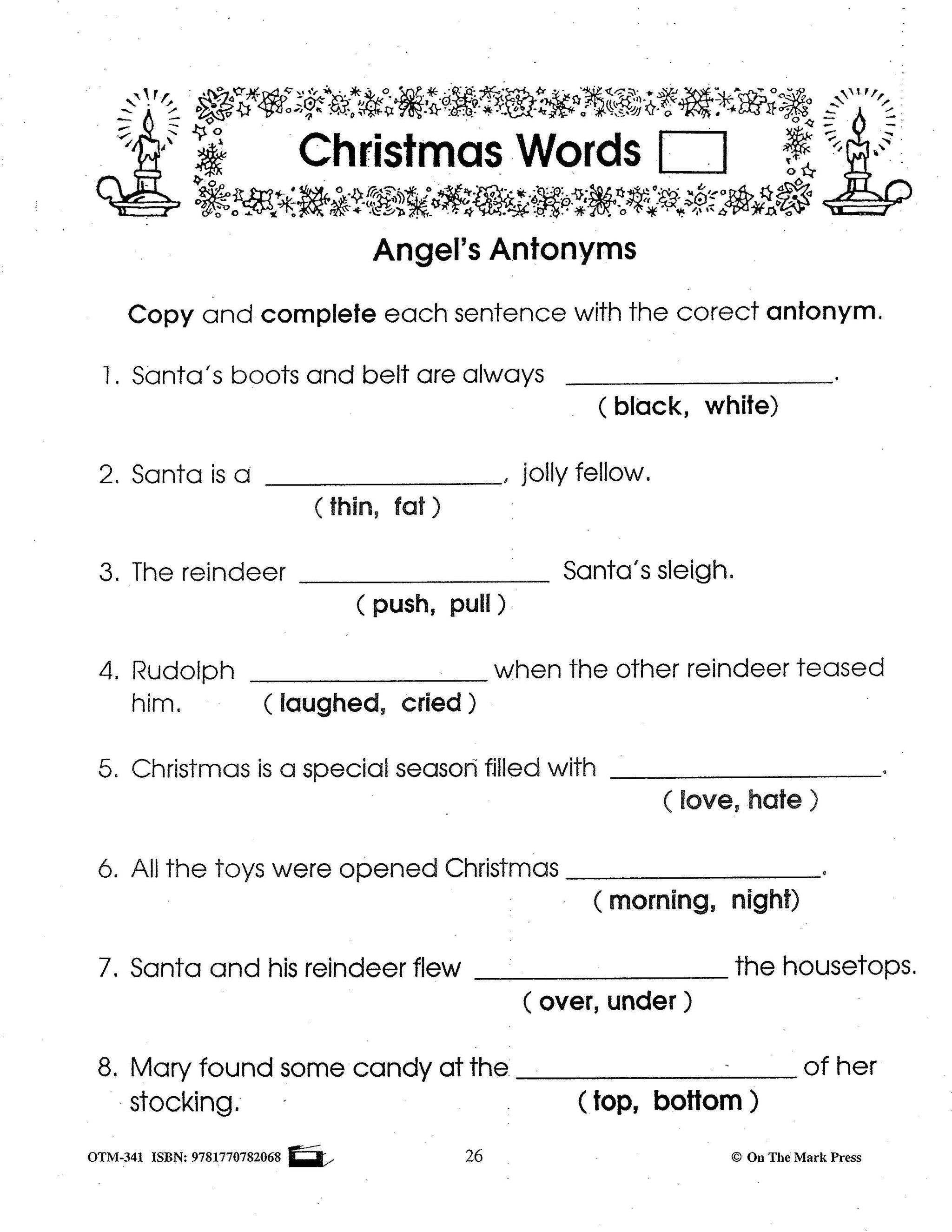 It's Christmas Time Grade 3