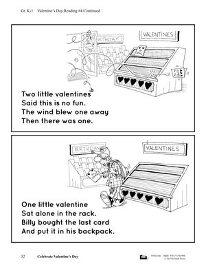 Celebrate Valentine's Day Grades Kindergarten to 3