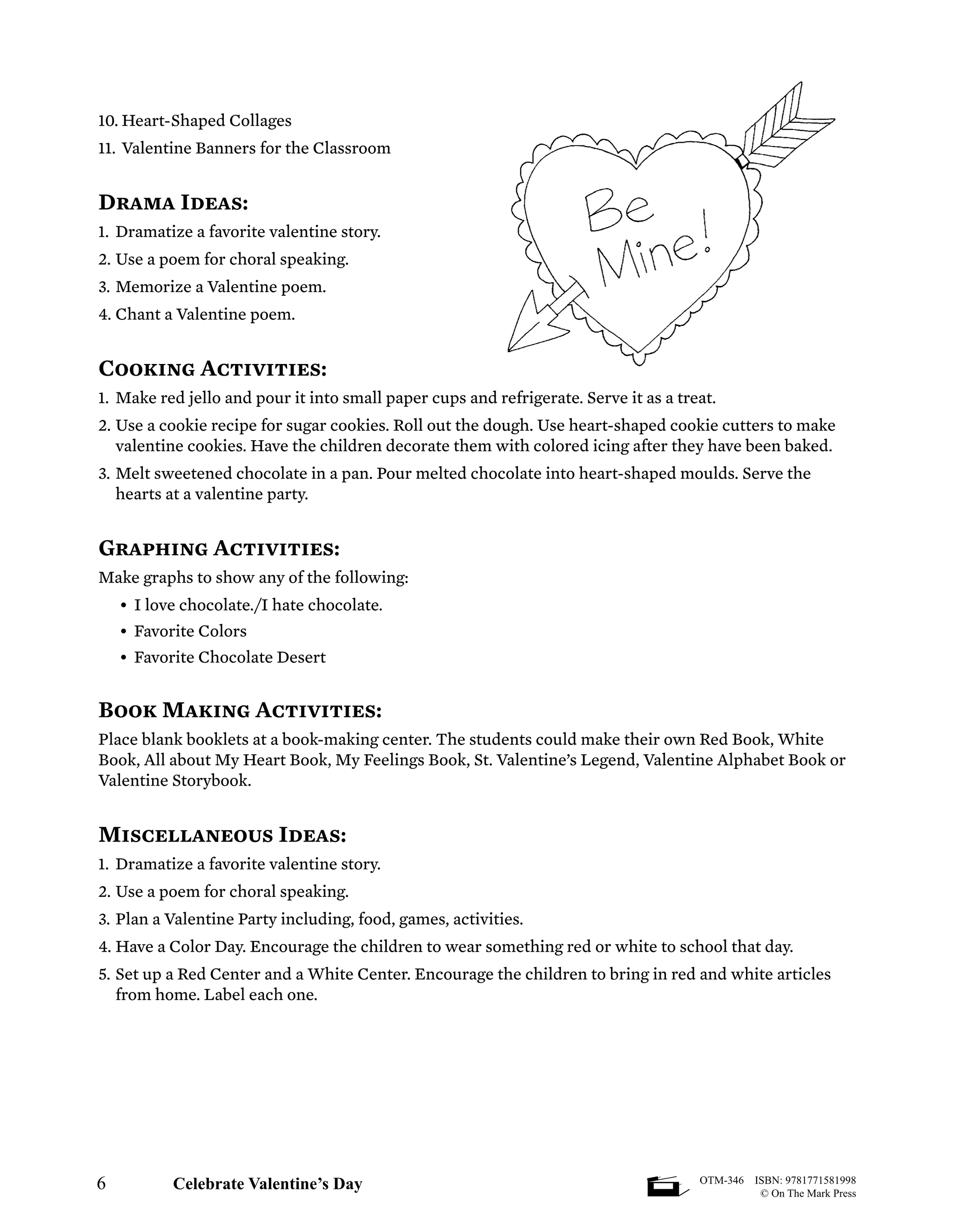 Celebrate Valentine's Day Grades Kindergarten to 3