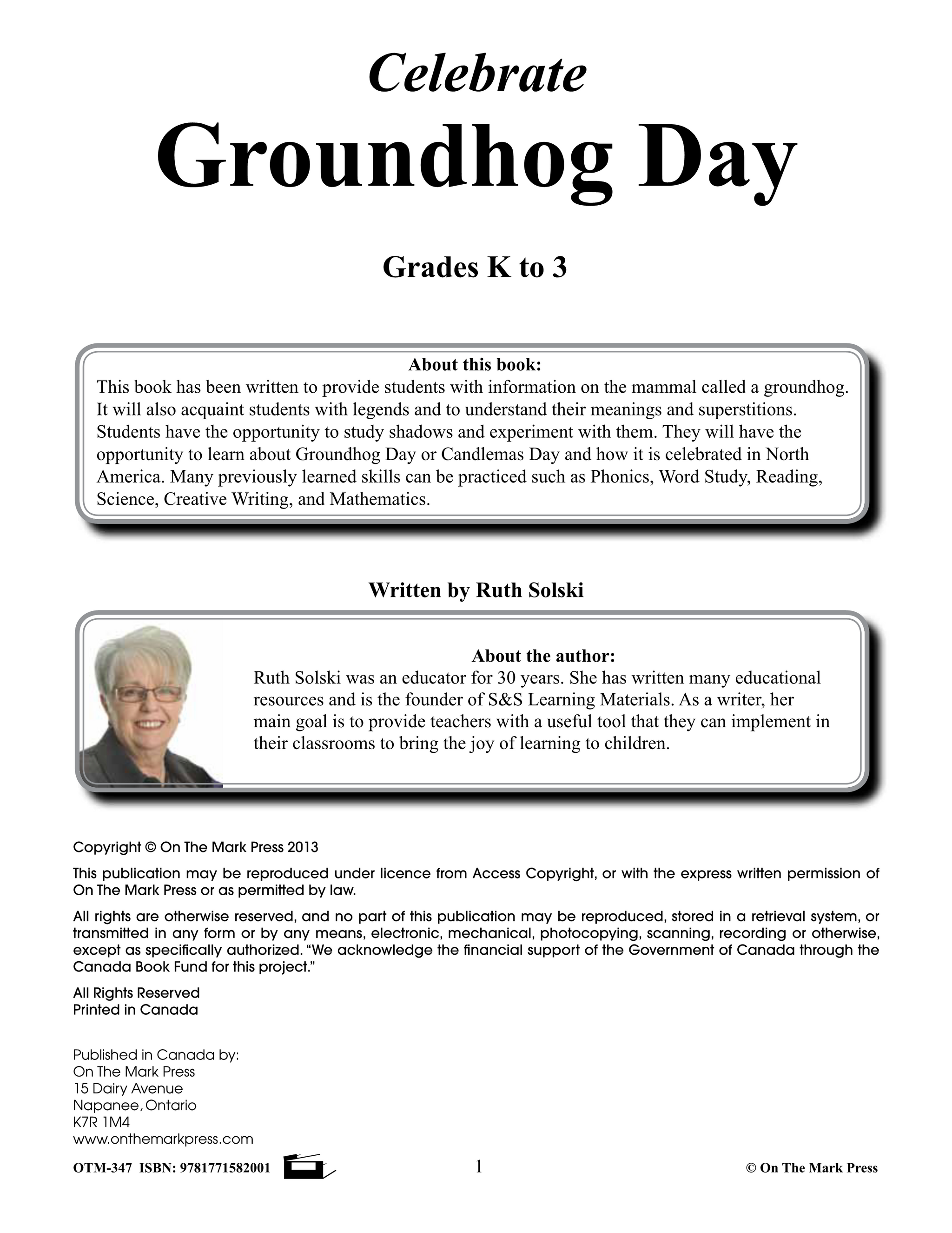 Celebrate Groundhog Day 80+ Worksheets for Reading, Word Study and Writing