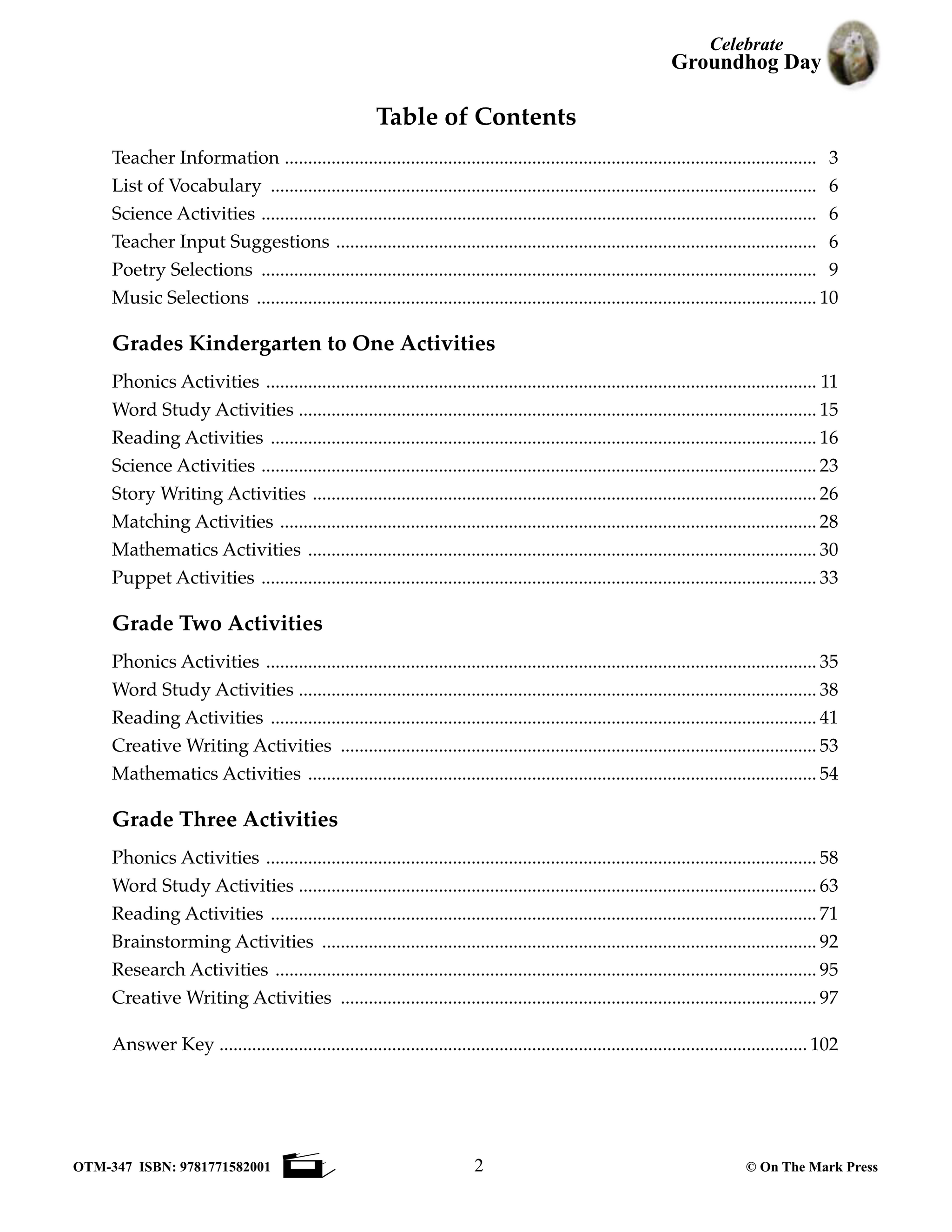 Celebrate Groundhog Day 80+ Worksheets for Reading, Word Study and Writing