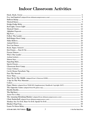 Daily Fitness Activities Grades Kindergarten to 1