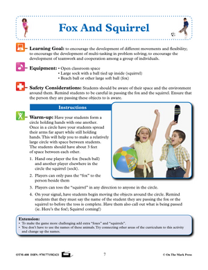 Daily Fitness Activities Grades Kindergarten to 1