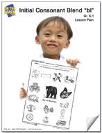 bl Initial Consonant Blend Lesson Plan: Kindergarten - Grade 1