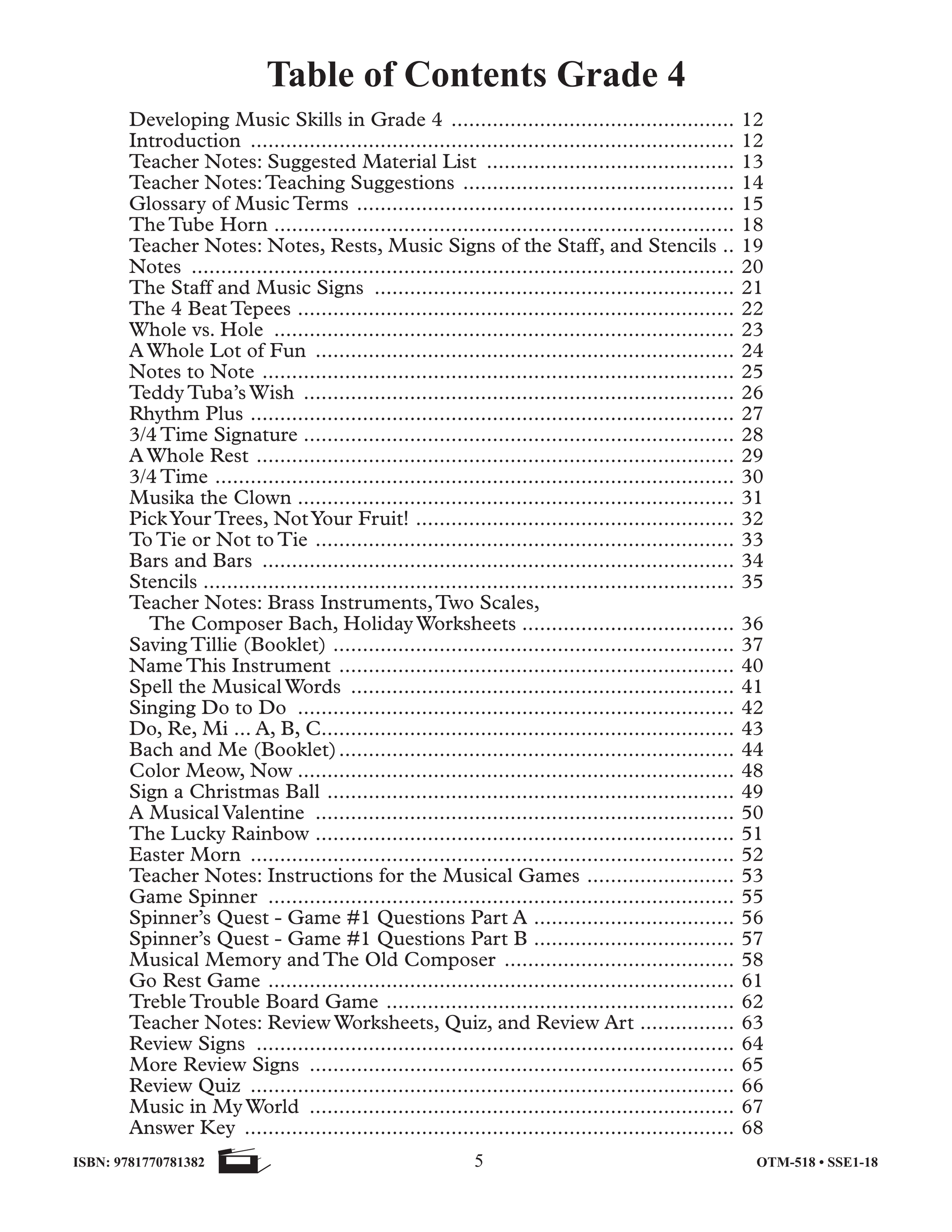 Developing Music Skills Grades 4-6 Music is Fun!