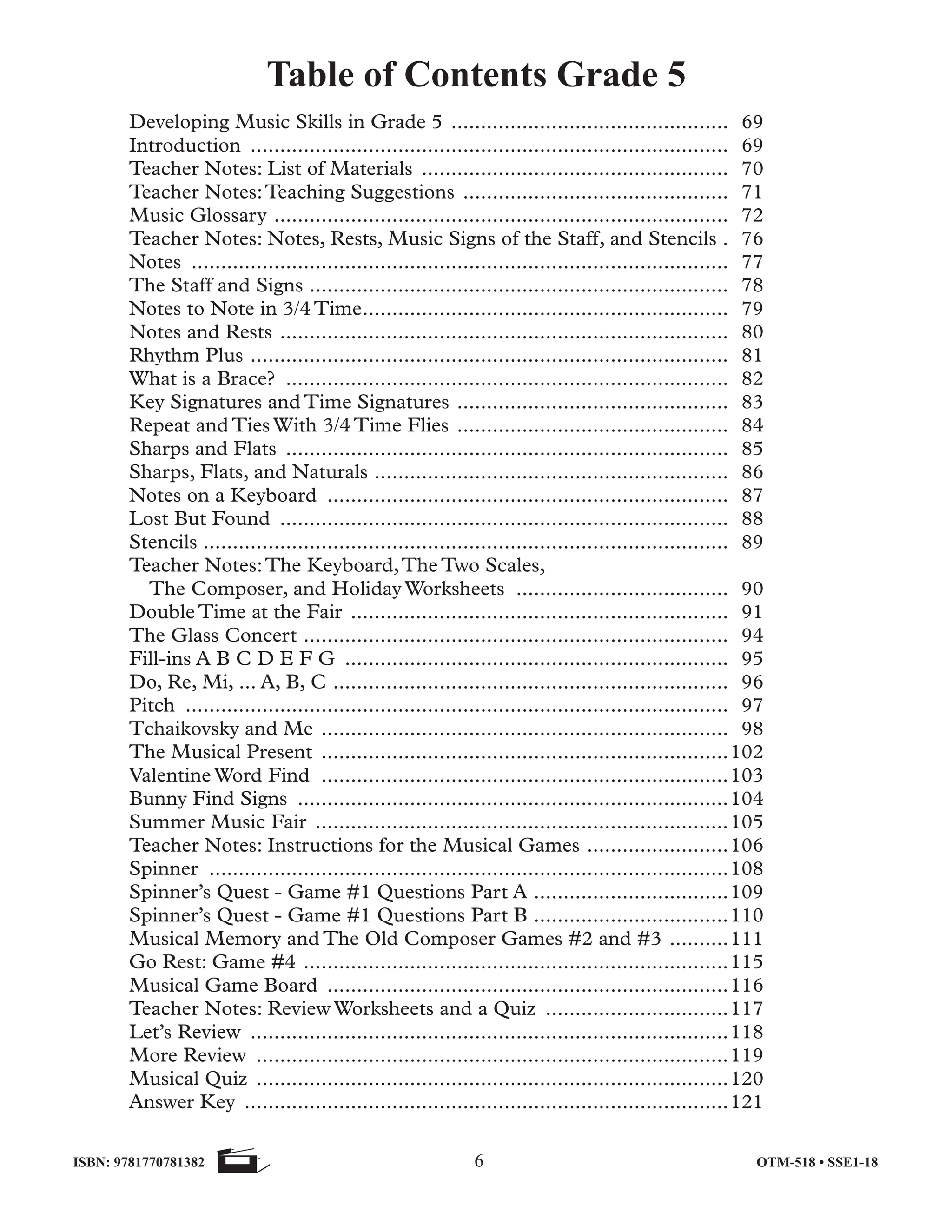 Developing Music Skills Grades 4-6 Music is Fun!