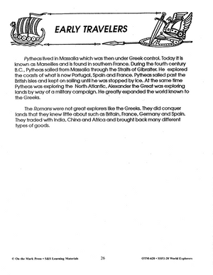 World Explorers: History of the Ages Grades 4-6