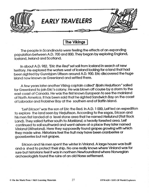 World Explorers: History of the Ages Grades 4-6