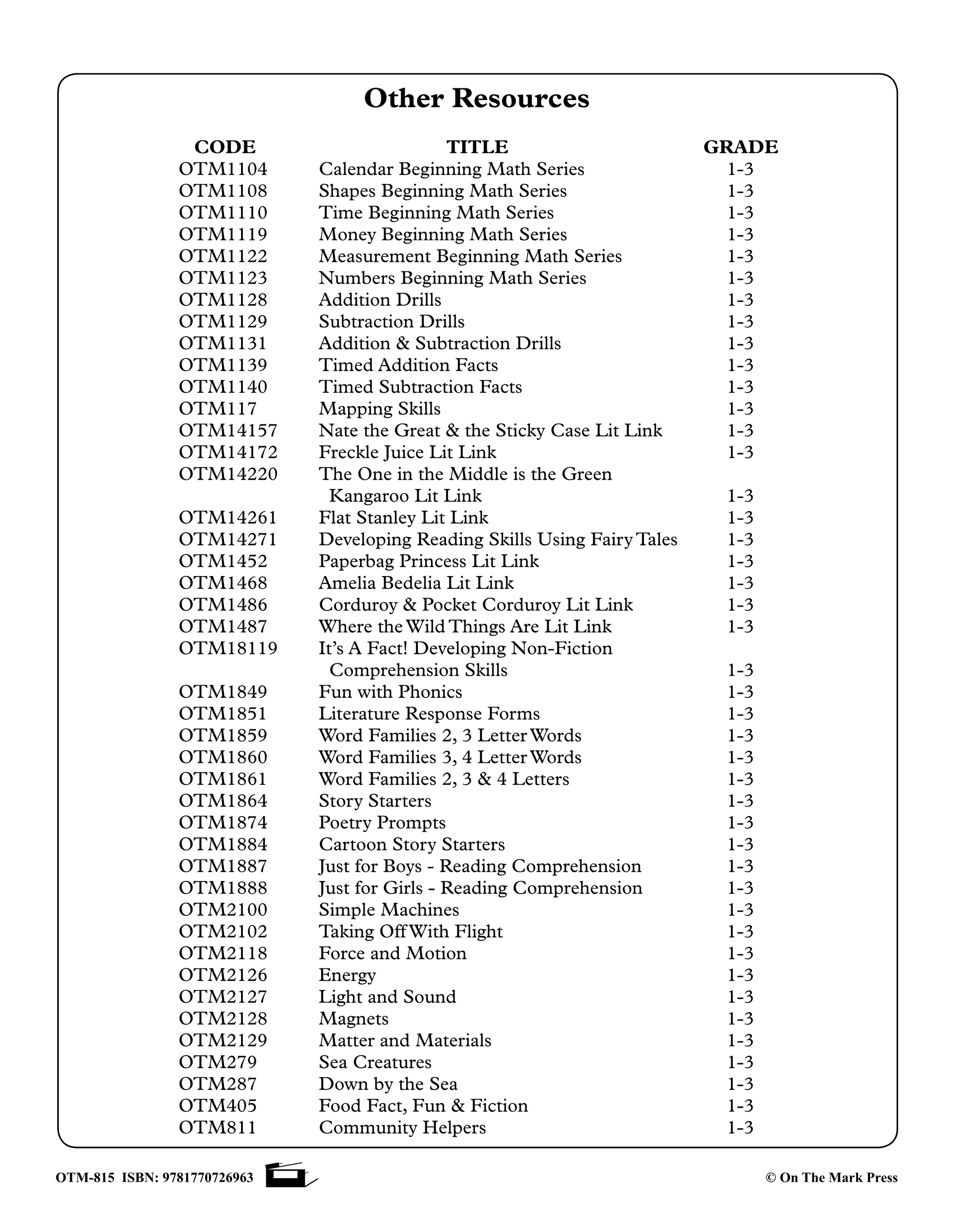All About Jobs/Careers Grades 1-3