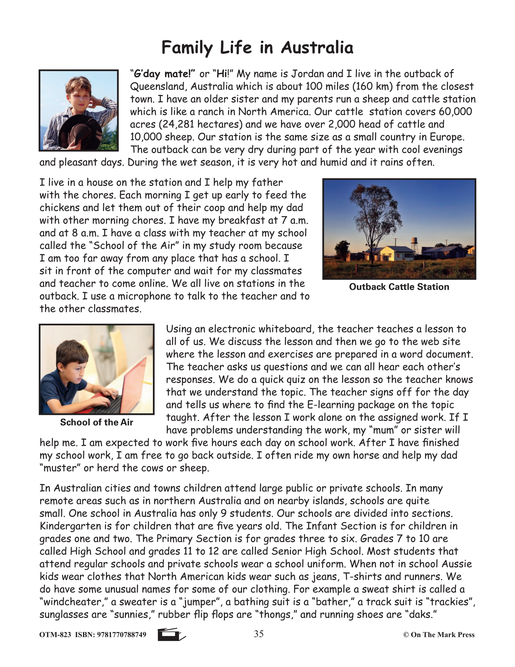 Families Around the World Grades 4-6 - 16 Countries