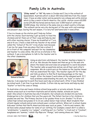 Families Around the World Grades 4-6 - 16 Countries