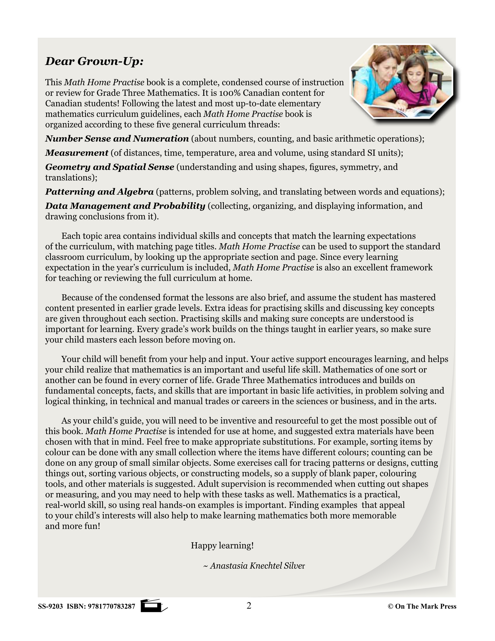 Canadian Math Home Practise Grade 3