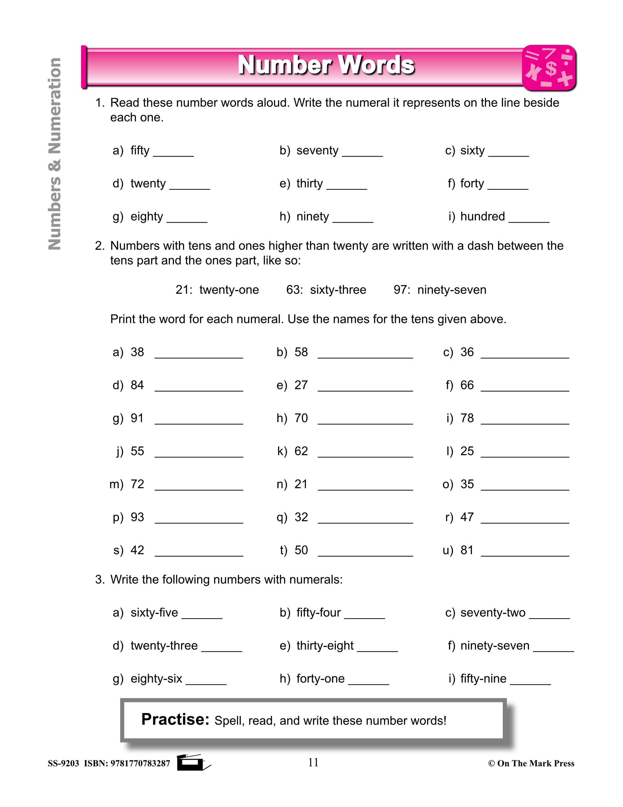 Canadian Math Home Practise Grade 3