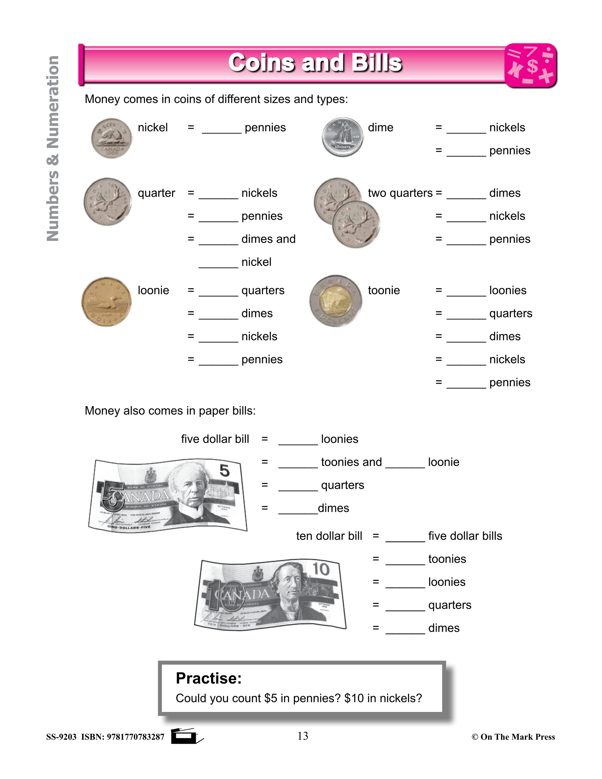 Canadian Math Home Practise Grade 3