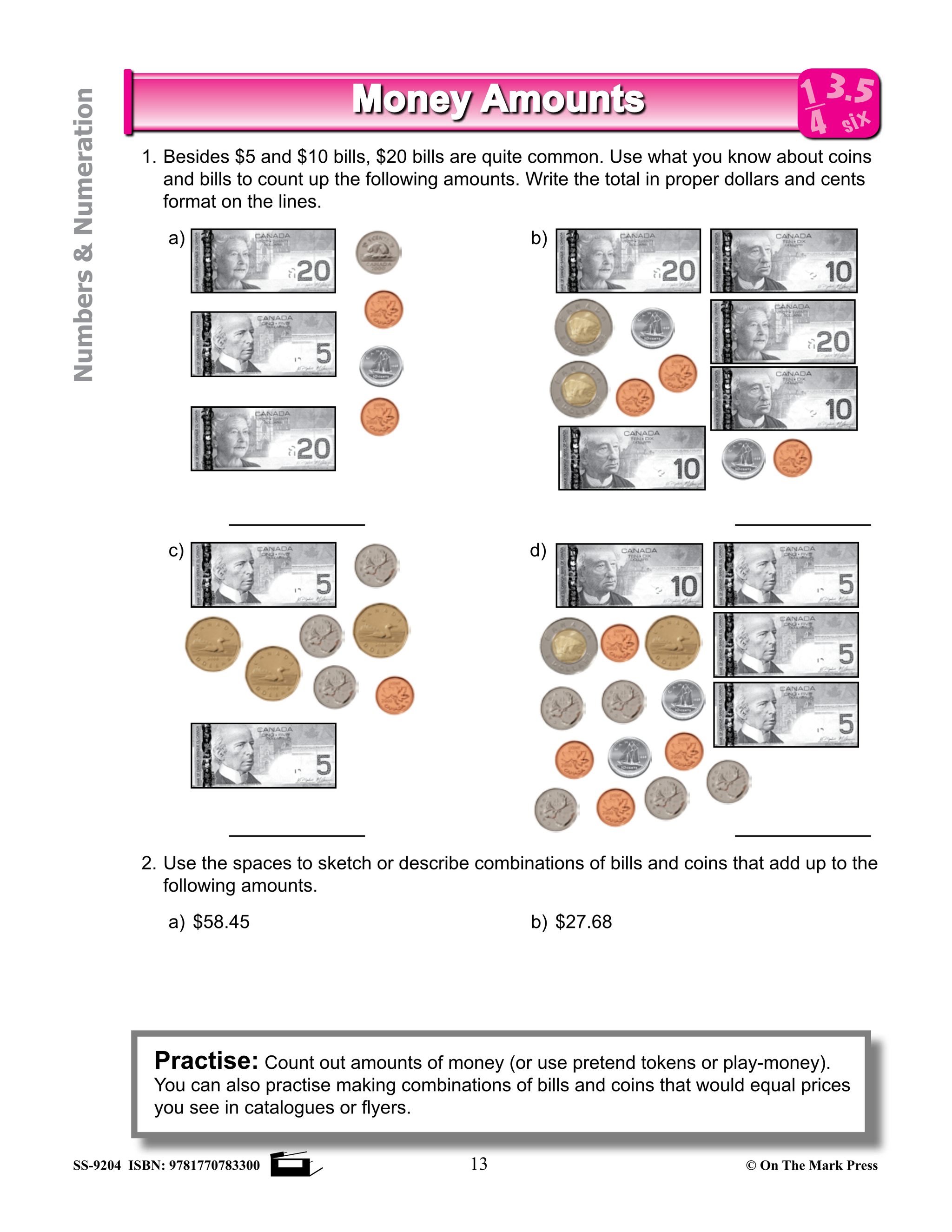 Canadian Math Home Practise Grade 4