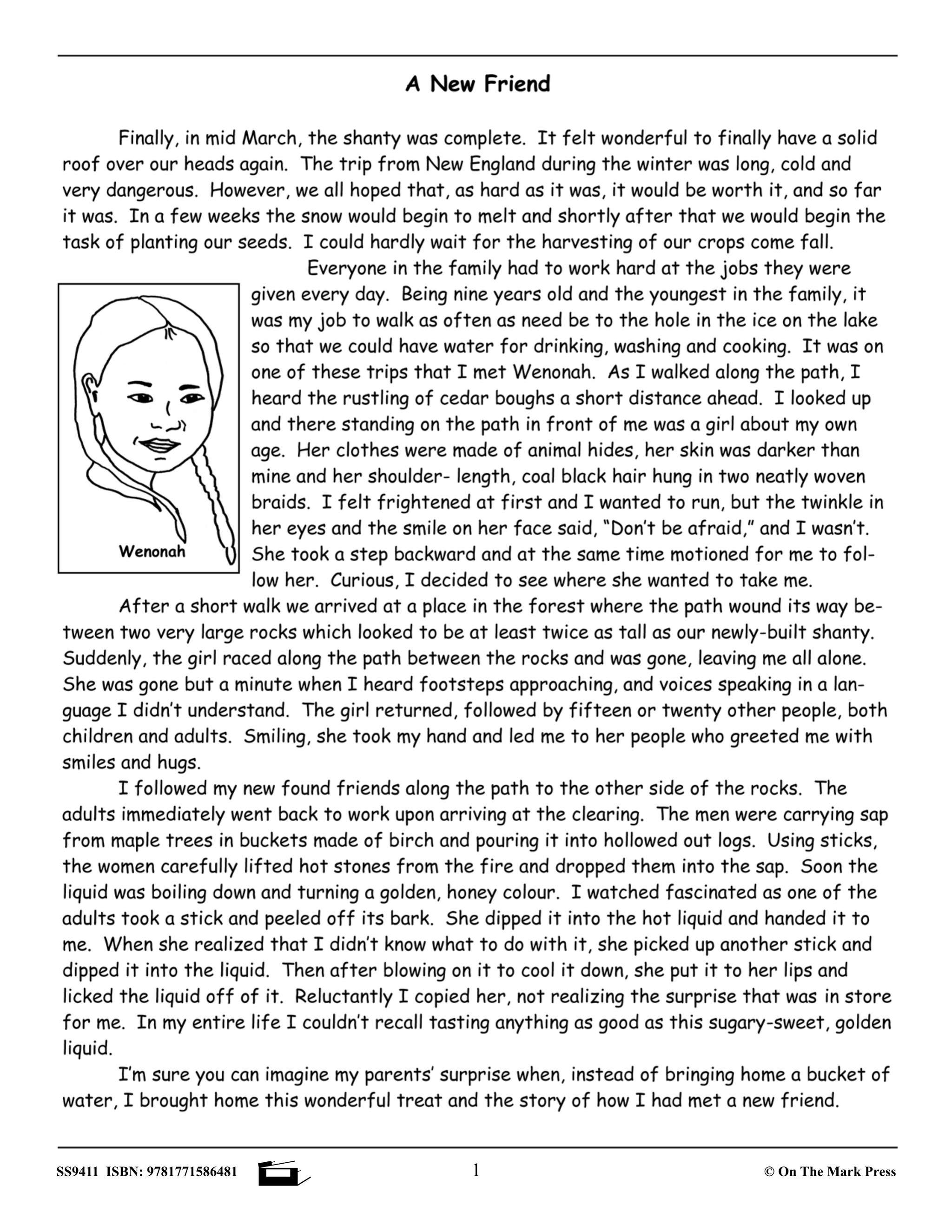 Reading Comprehension Exercises Grade 3 for Ontario Grade 3 Standardized Test