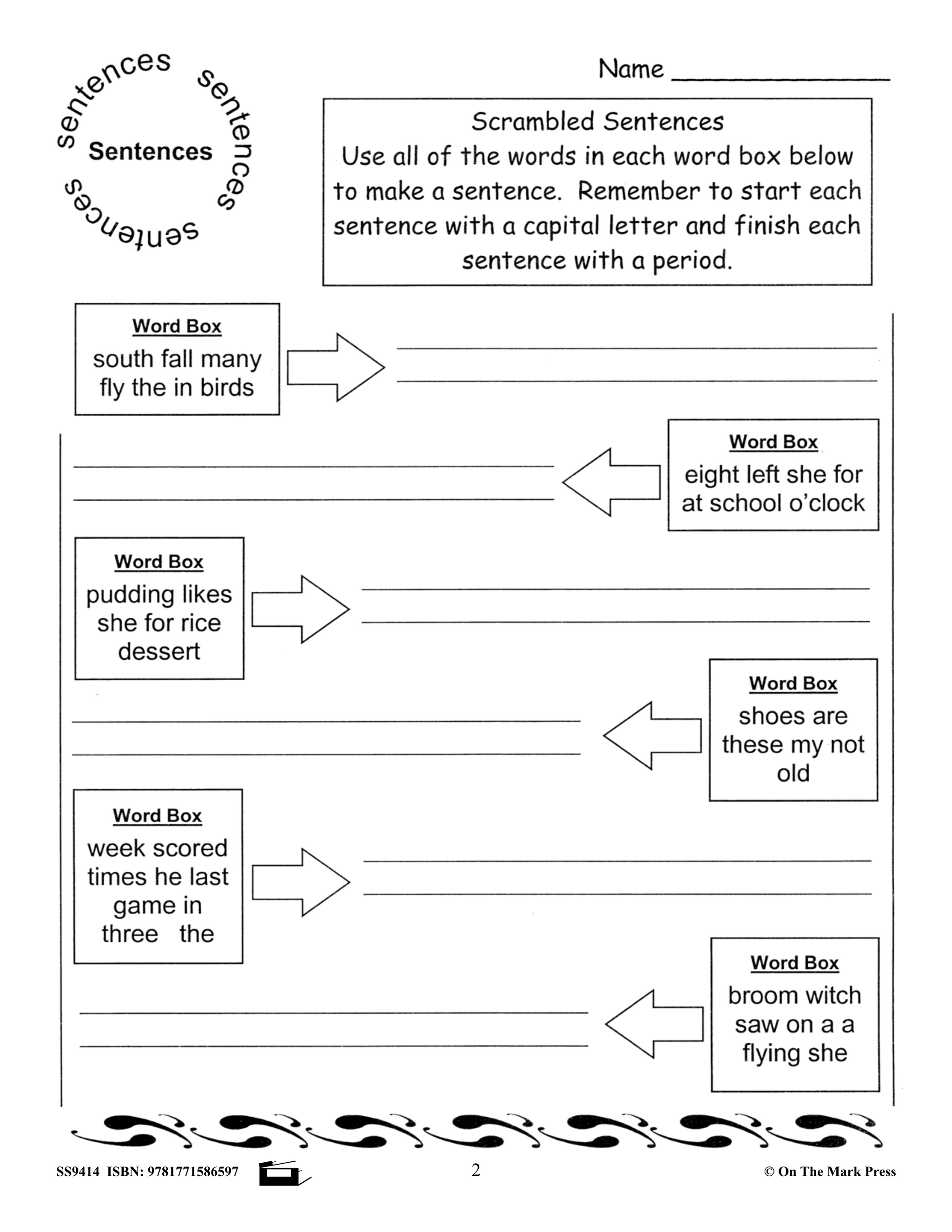 Canadian Basic Grammar Skills Workbook Grades 3/4