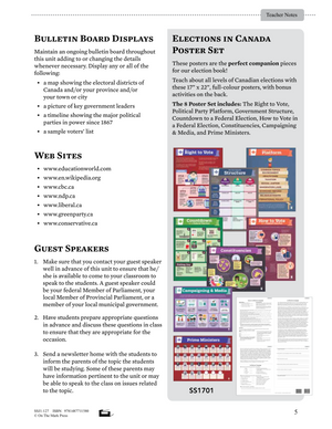 Canada's Federal Election Process Gr. 4-8
