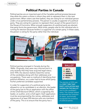 Elections in Canada 2 Book Bundle! Grades 4-8