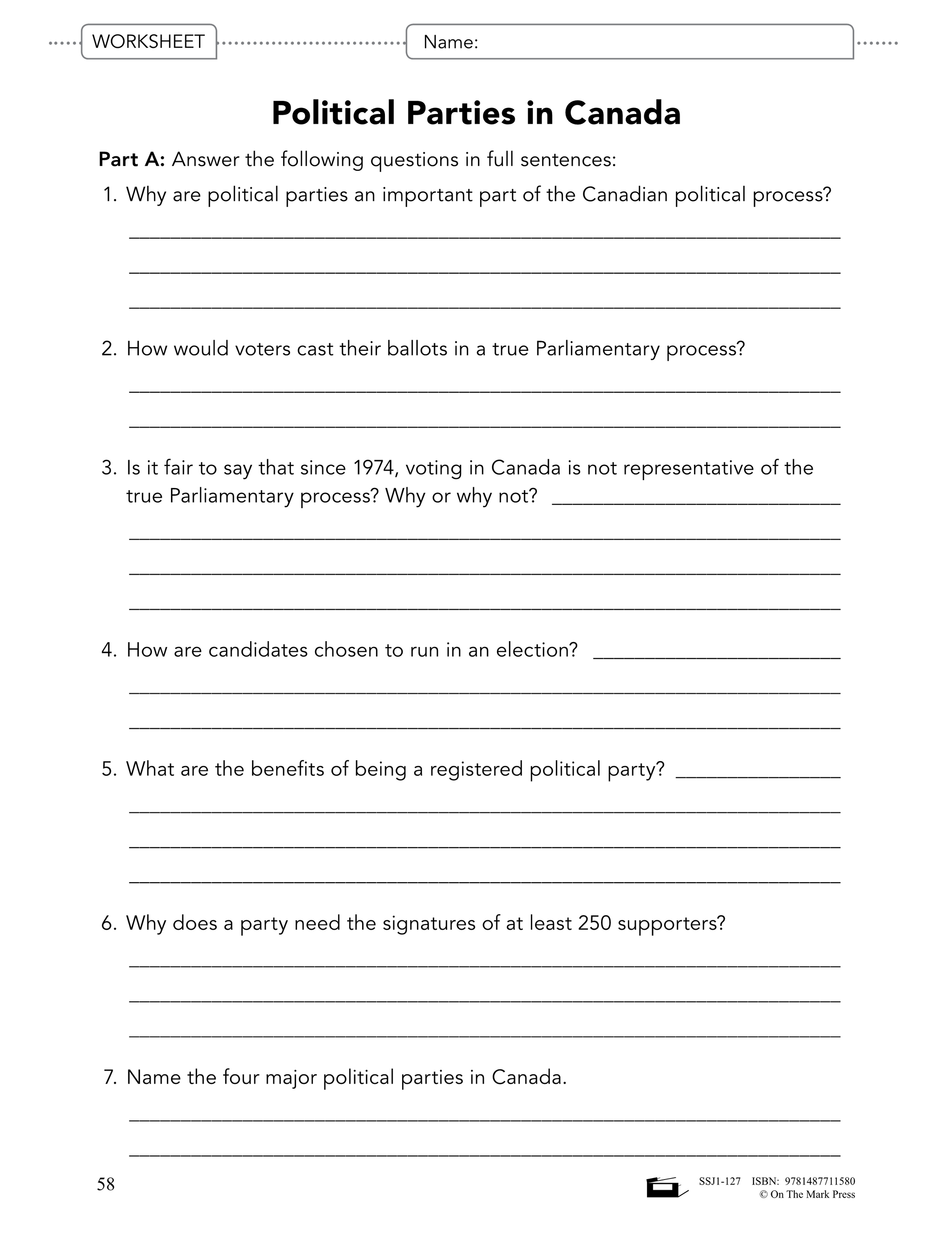 Elections in Canada 2 Book Bundle! Grades 4-8