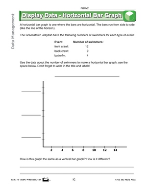 Canadian Data Management Lesson Plans & Activities Grade 3