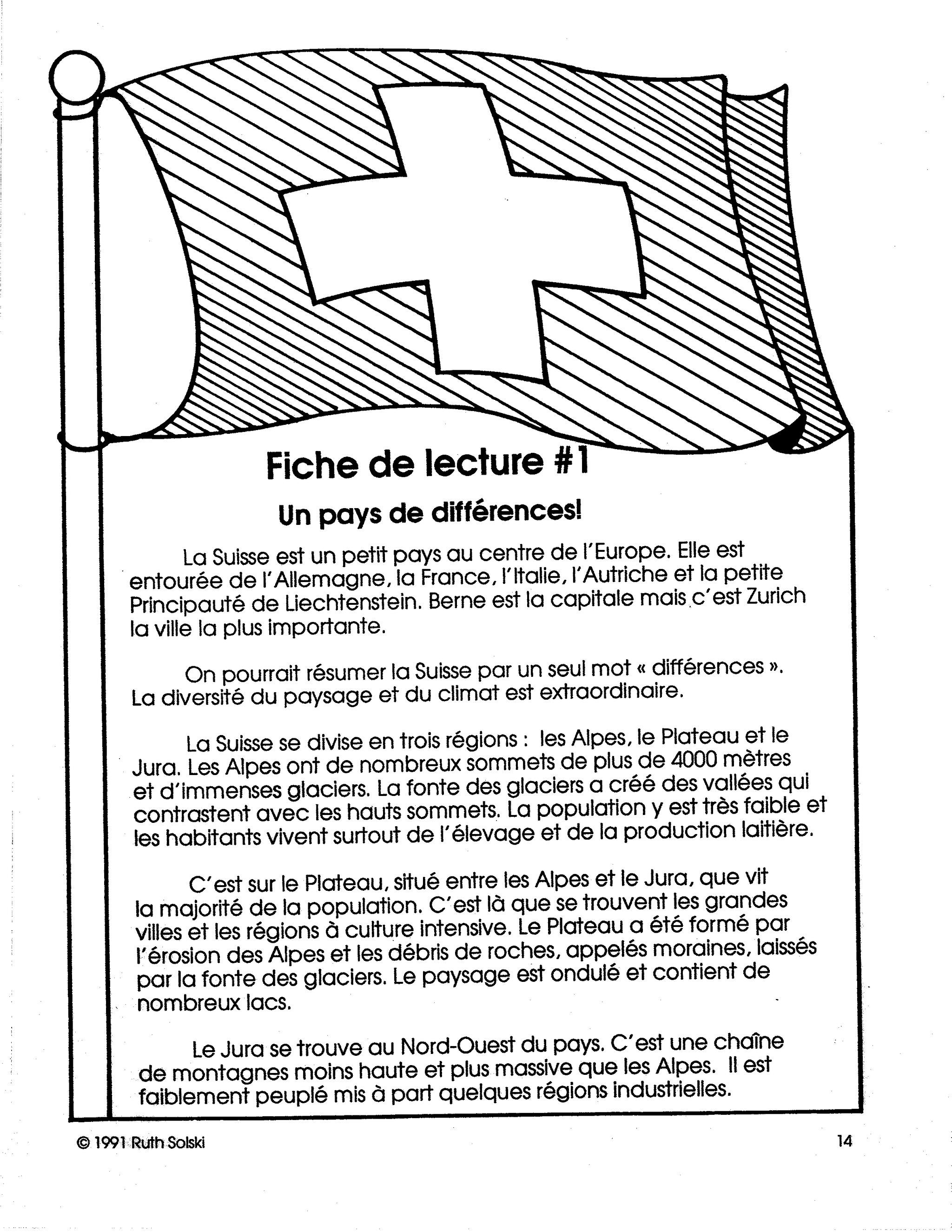 La Suisse 4e à 6e année