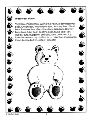 All About Bears Grade 1-2