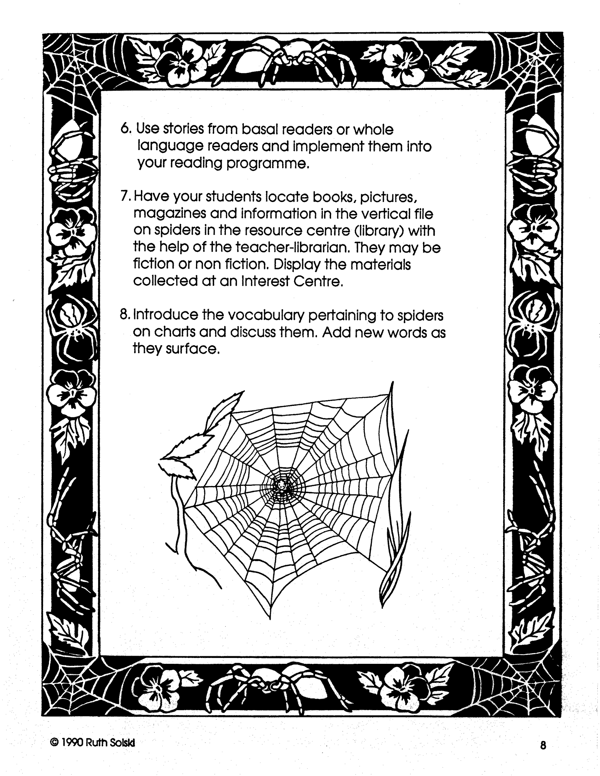 All About Spiders Grade 3-6