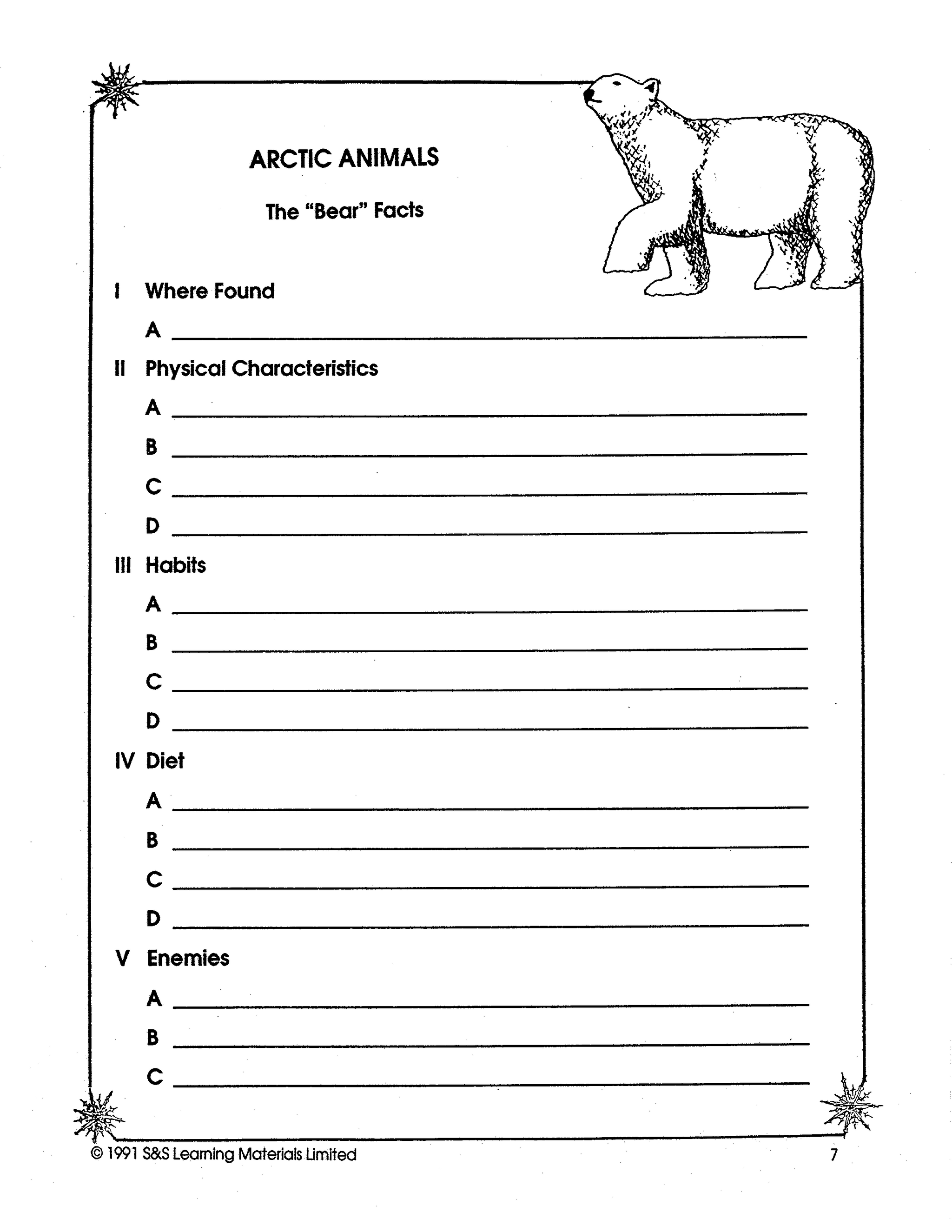 Arctic Animals Grade 4-6