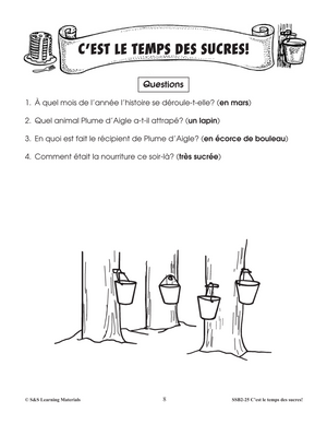C'est le temps des sucres! 2e à 4e année