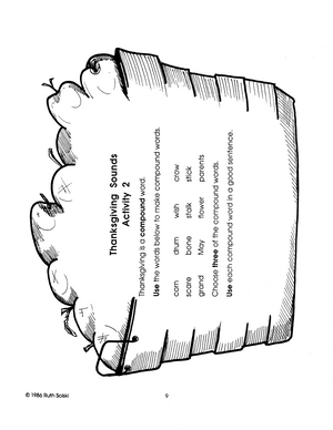 A Time of Plenty Grade 2 - Thanksgiving Centers