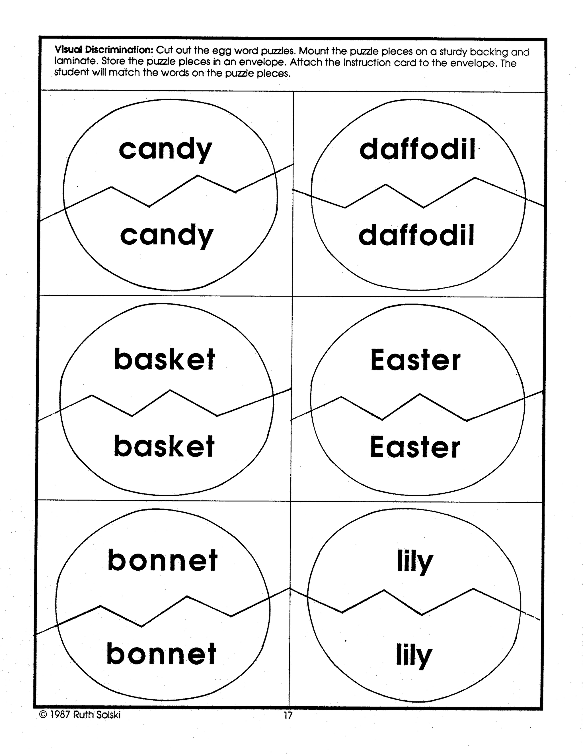 Easter Delights Theme Grades PreK-K