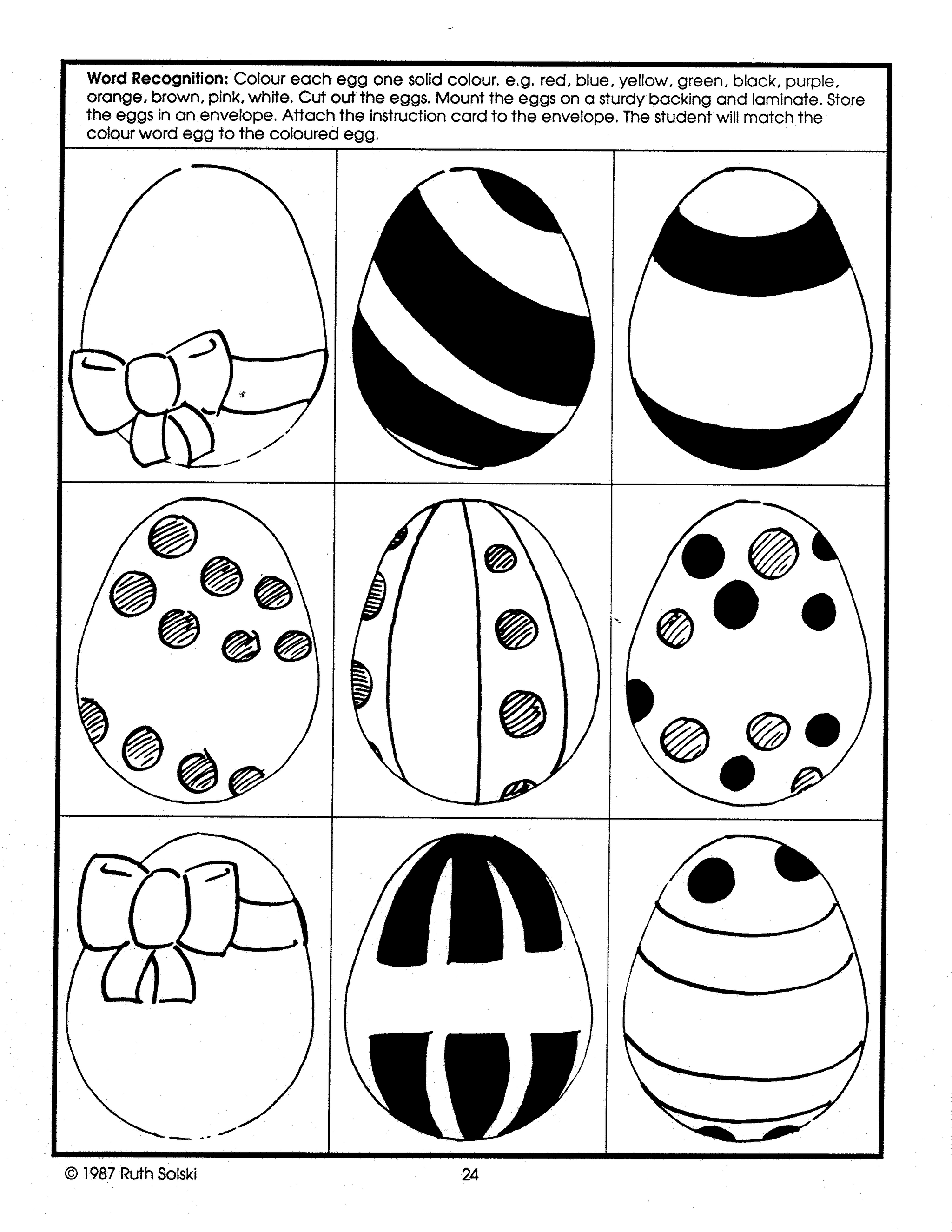 Easter Delights Theme Grades PreK-K