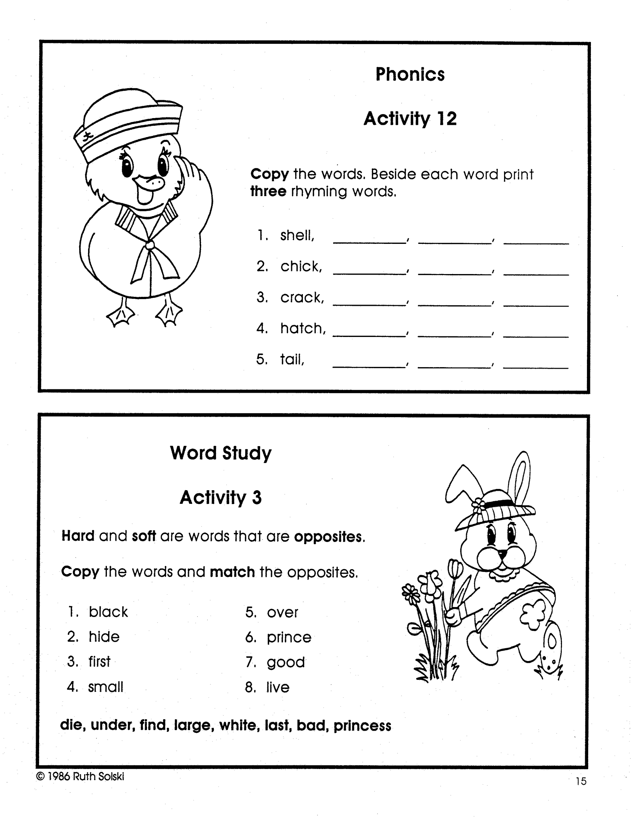 Get the Rabbit Habit Theme Grades 1-2