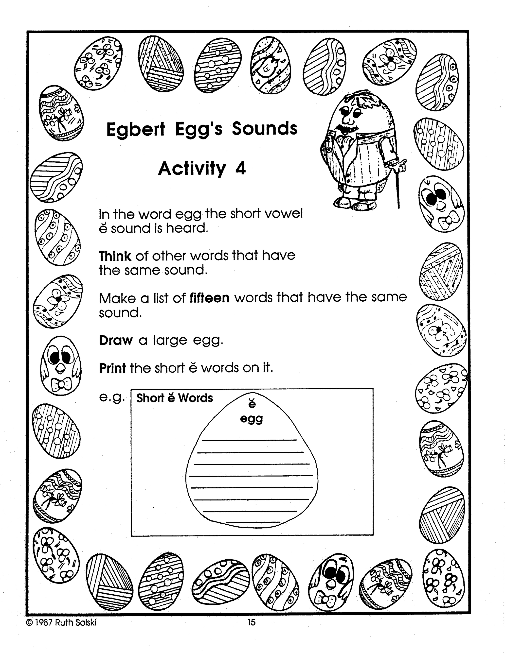 Easter Adventures Theme Grades 3-4
